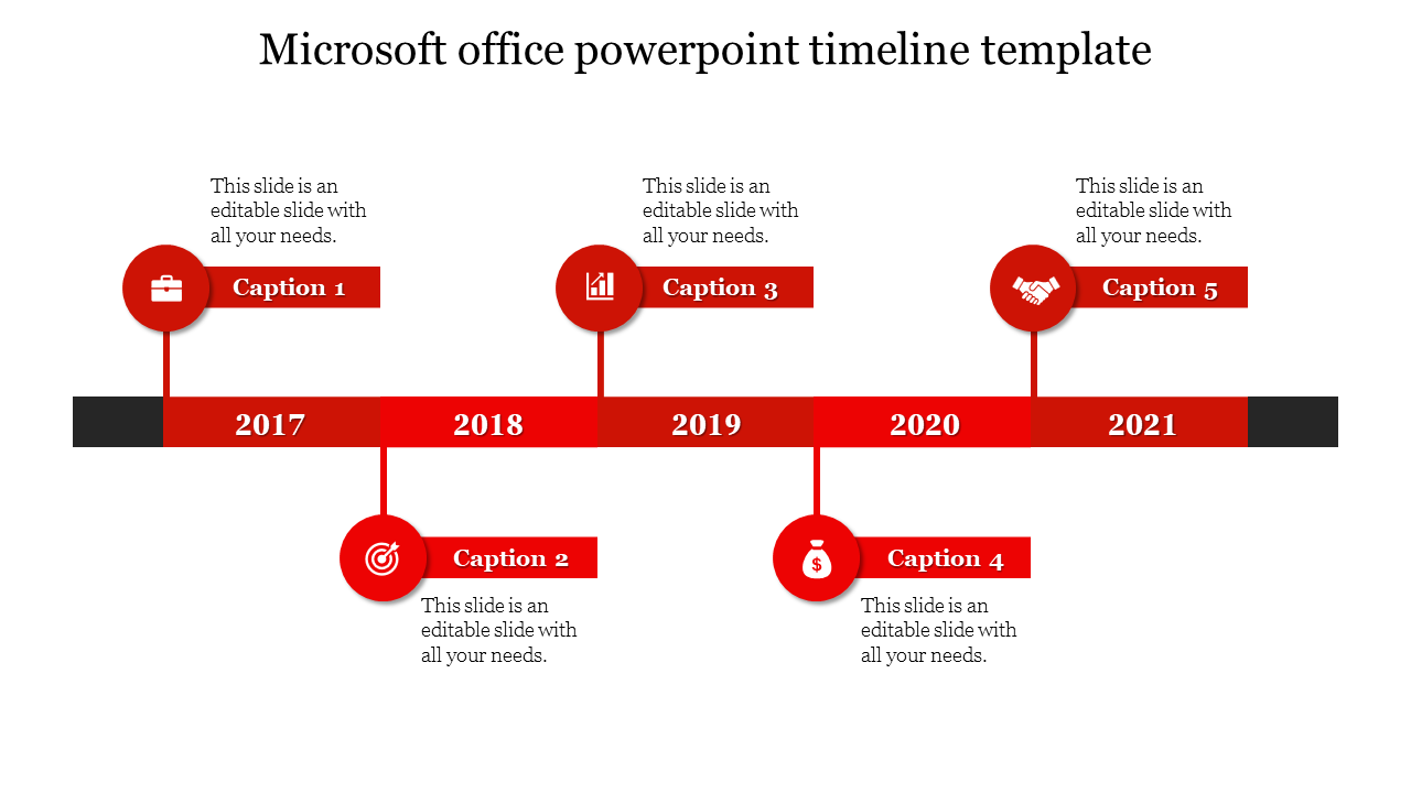 Free - Download Microsoft Office PowerPoint Timeline Template